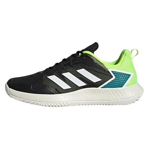adidas defiant speed m clay, shoes-low (non football) uomo, core black/off white/bright royal, 42 2/3 eu
