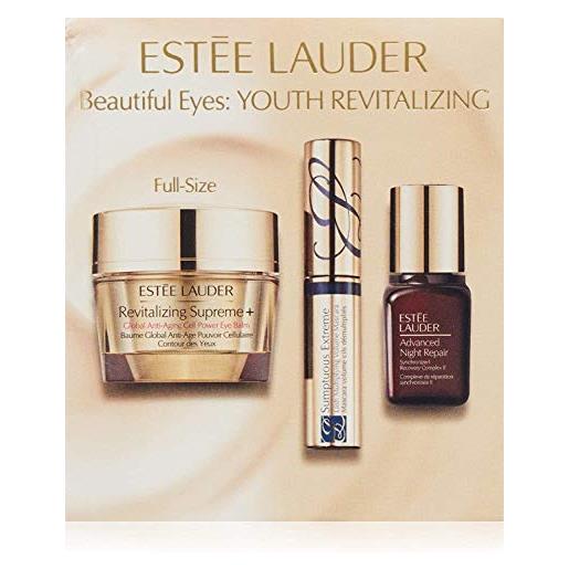 Estée Lauder supreme eye cofanetto trattamento occhi (balsamo occhi, 15ml+siero viso, 7ml+mascara, 2.8ml)