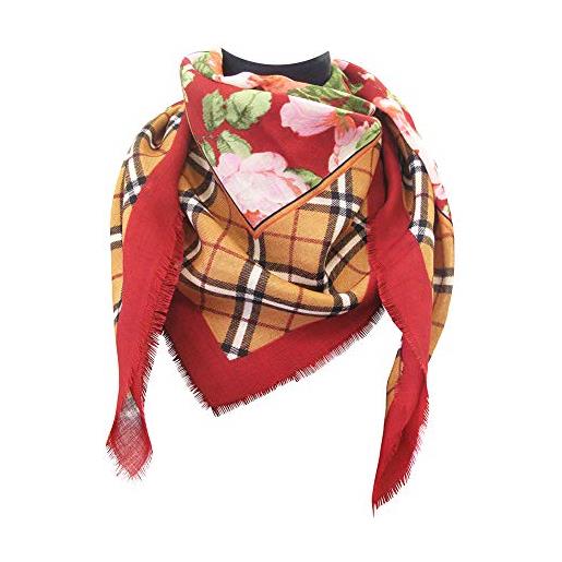 tessago foulard dis 927413 lana 100% misura cm 90 x 90 var rosso bordeaux