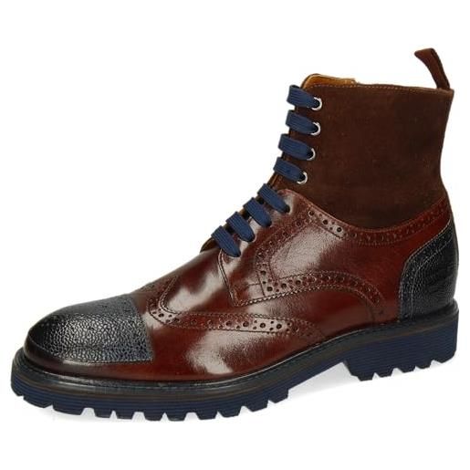 Melvin & Hamilton trevor 50, ankle boot uomo, marrone, 44 eu