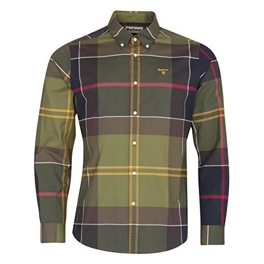 Barbour sutherland tailored shirt classic tartan, multicolore, xl