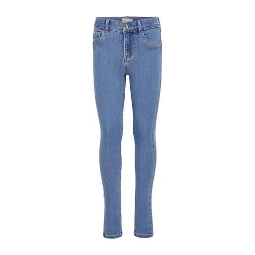Only kids only konrain life reg skinny bb bj009 noos jeans, medium blue denim, 158 bambina