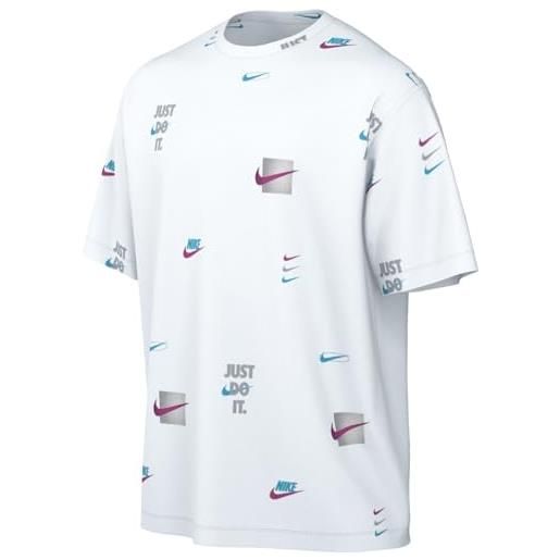 Nike t-shirt da uomo max90 12mo bianco taglia m codice dz2991-100