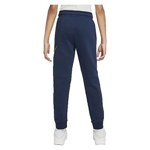 Nike pantalone da ragazzo club fleece blu taglia xl (158-170 cm) codice cj7863-414