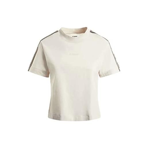 GUESS t-shirt donna britney crop tee avorio es23gu87 v3ri08i3z14 xl