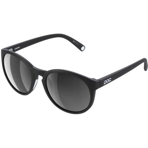 Poc know sunglasses nero clarity universal / sunny grey/cat2