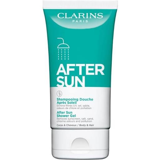 Clarins gel doccia doposole per corpo e capelli (after sun shower gel) 150 ml
