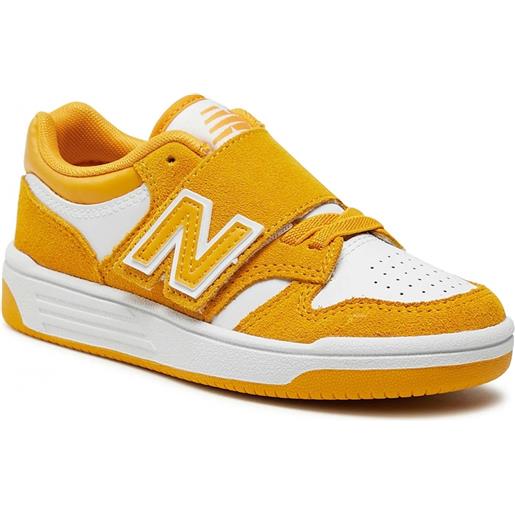 Scarpe sneakers bambini unisex new balance 480 giallo strappo velcro lifestyle phb480wa