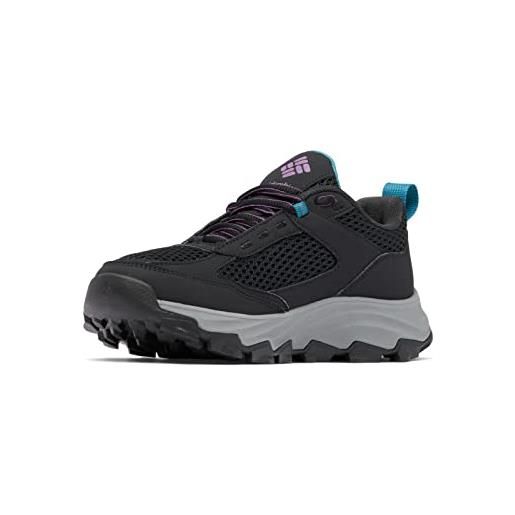 Columbia hatana respirazione, scarpe da escursionismo donna, nero lavanda scura, 38 eu