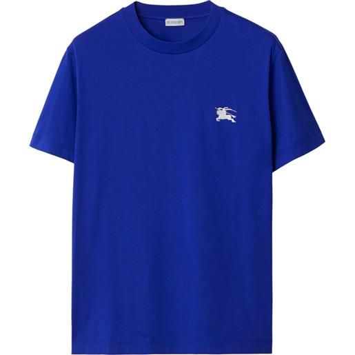 Burberry t-shirt con ricamo - blu