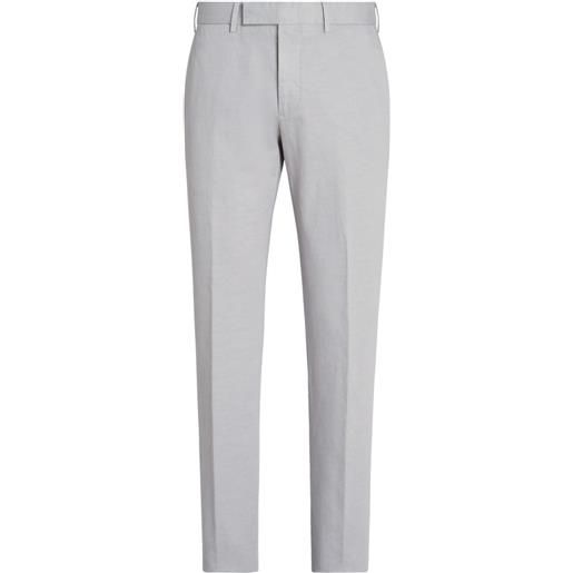 Zegna pantaloni summer chino - grigio