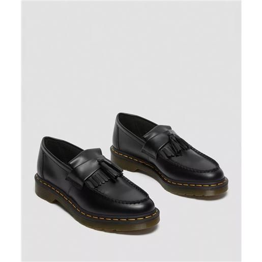 DR. MARTENS dr. Martens mocassini adrian con nappe e cuciture gialle in pelle smooth unisex