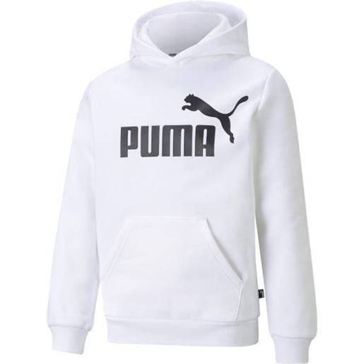 PUMA ess big logo hoodie fl b jr. - white [26124]