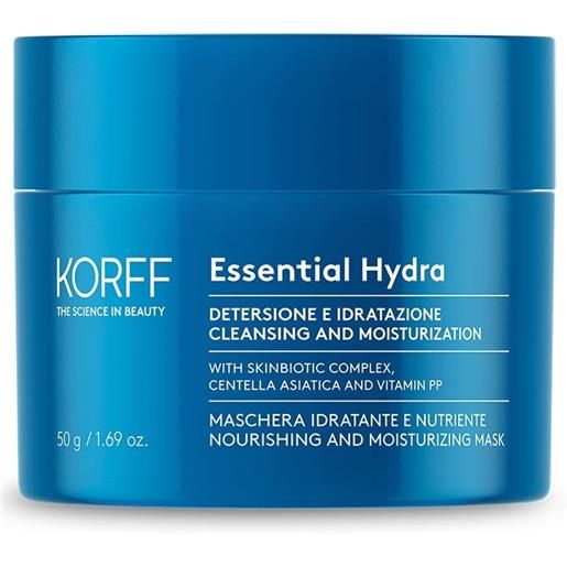 Korff essential - essence maschera idratante e nutriente, 50ml