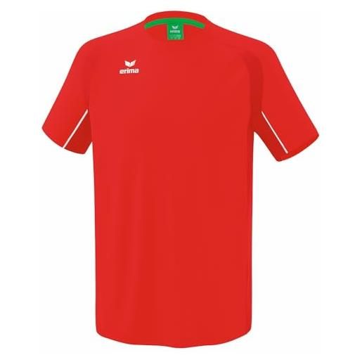 Erima t-shirt da allenamento liga star, uomo, rosso/bianco, 4xl