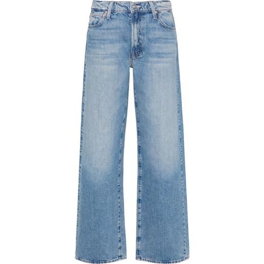 MOTHER jeans a gamba ampia the doudger sneak - blu