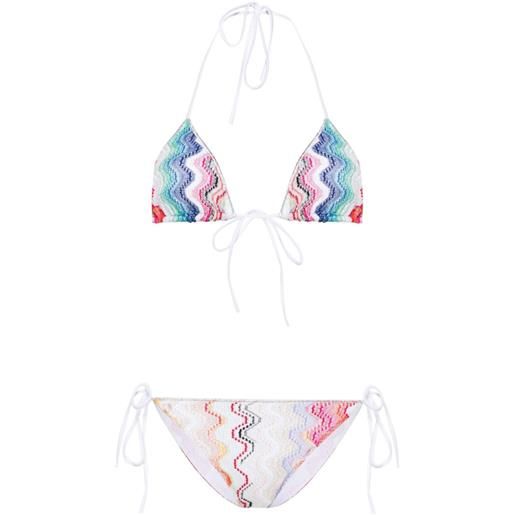 Missoni bikini wave - argento