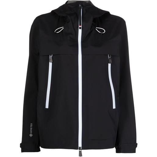 Moncler Grenoble giacca con cappuccio maules - nero