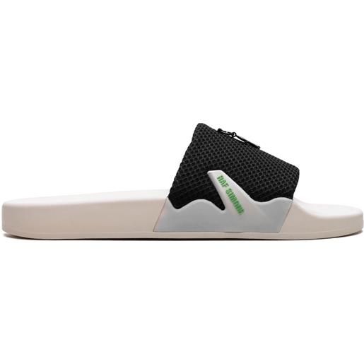 Raf Simons sandali slides astra con logo - nero