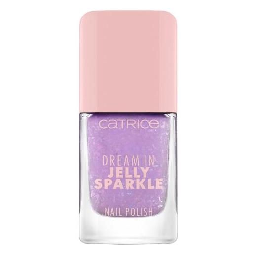 Catrice dream in jelly sparkle nail polish smalto per unghie con effetto jelly e glitter 10.5 ml tonalità 040 jelly crush