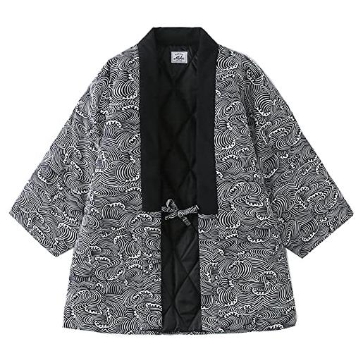 Fancy Pumpkin giacca kimono unisex in cotone cappotto giapponese spesso caldo spesso-c1