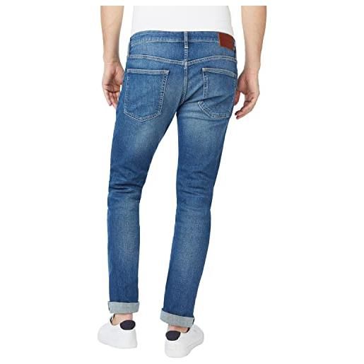 Pepe Jeans stanley 5pkt, jeans uomo, blu (denim-hm2), 36w / 32l