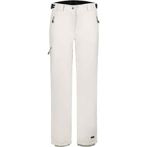 Icepeak - pantaloni da sci impermeabili e traspiranti - curlew w cipria per donne - taglia 34 fi, 36 fi, 40 fi - beige
