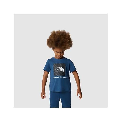 TheNorthFace the north face t-shirt lifestyle con grafica da bambini shady blue taglia 2 anni unisex