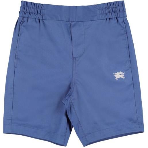 BURBERRY shorts in cotone con logo