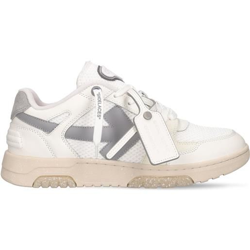 OFF-WHITE sneakers slim out in pelle