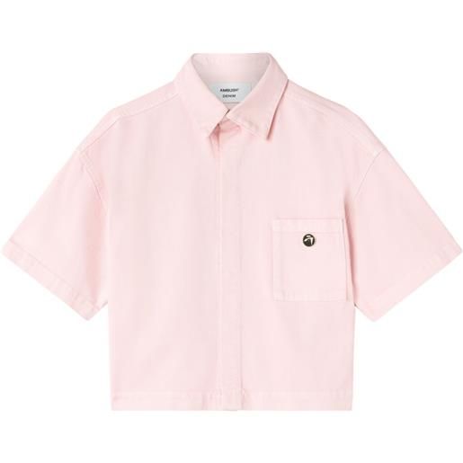 AMBUSH camicia con taschino - rosa