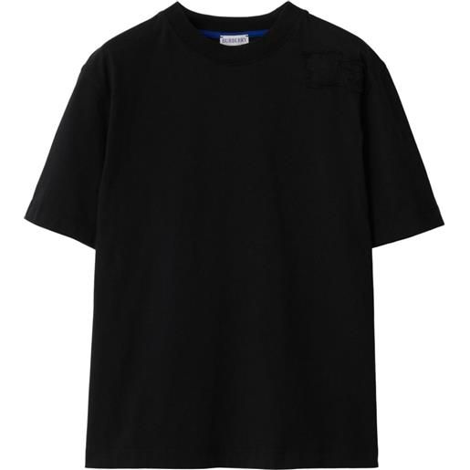 Burberry t-shirt girocollo - nero