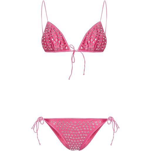 Oséree set bikini con decorazione - rosa