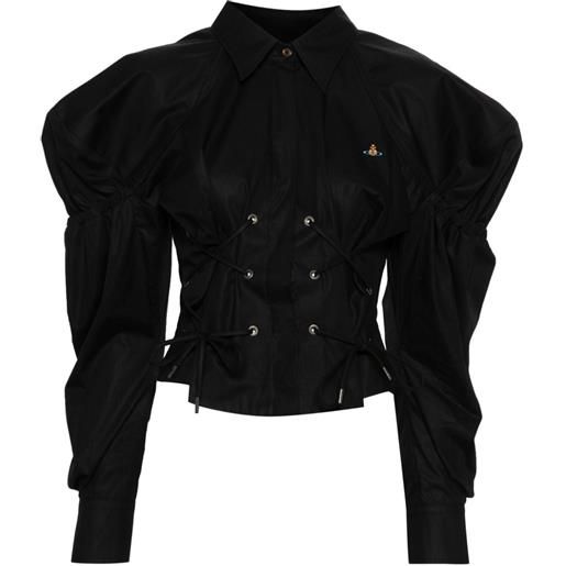 Vivienne Westwood camicia ls gexy - nero