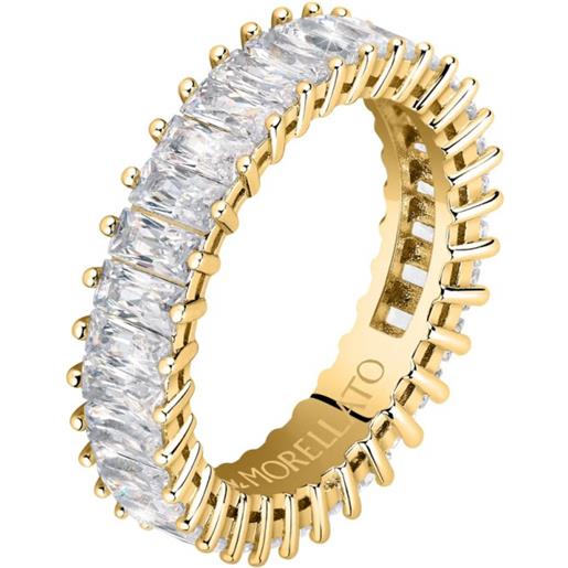 MORELLATO anello baguette dorato con zirconi mis. 12 MORELLATO