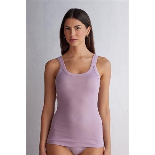 Intimissimi canotta vogatore in cotone superior viola