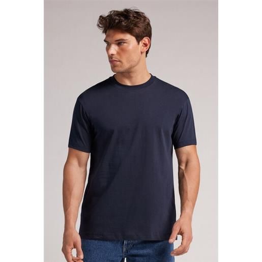 Intimissimi t-shirt muscle fit in cotone blu