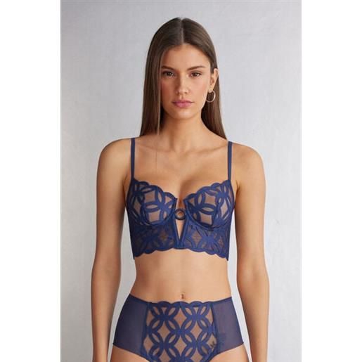 Intimissimi bustier a balconcino crafted elegance blu