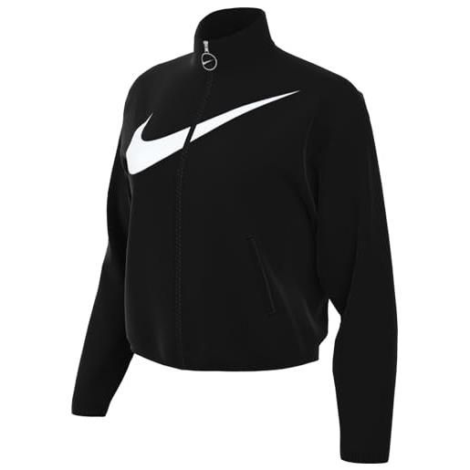 Nike dx5864-010 sportswear essential giacca donna black/white taglia xl