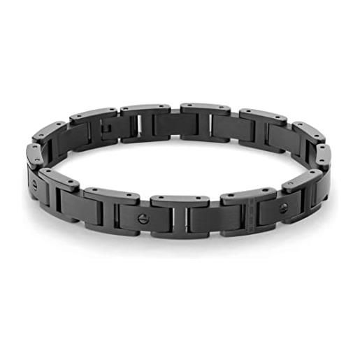 Tommy Hilfiger jewelry braccialetto a maglie da uomo in acciaio inossidabile - 2790394