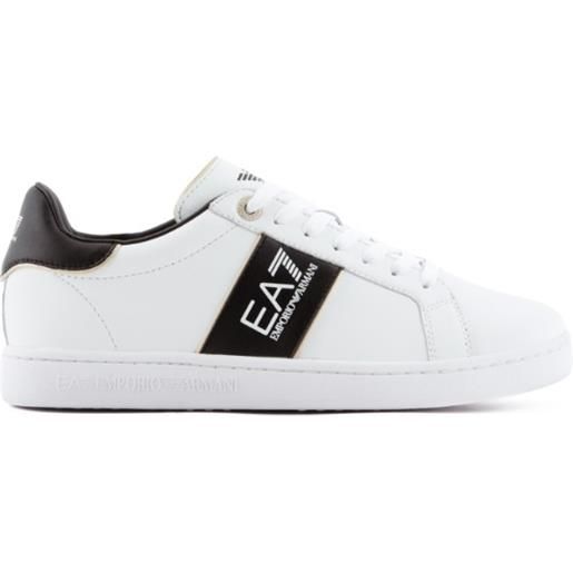EA7 scarpe EA7 classic ea7 logo bianco/nero/oro