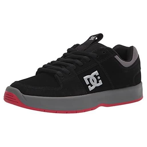 DC shoes lynx zero, scarpe da skateboard uomo, nero grigio rosso bianco, 44 eu