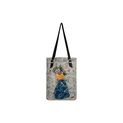 DOGO tall bag-a flower from the past, borsa a tracolla donna, multicolore, taglia unica