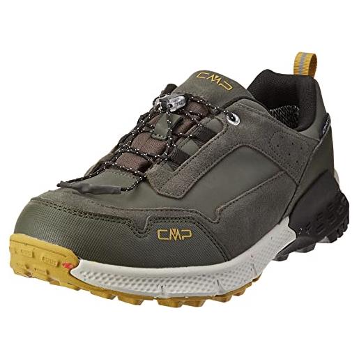 CMP hosnian low wp hiking shoes, scarpe da camminata, uomo, verde (militare), 46 eu