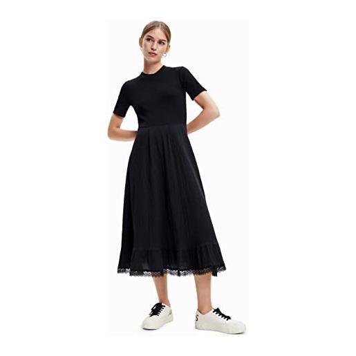 Desigual vest_victoria 2000 dress, nero, xl donna