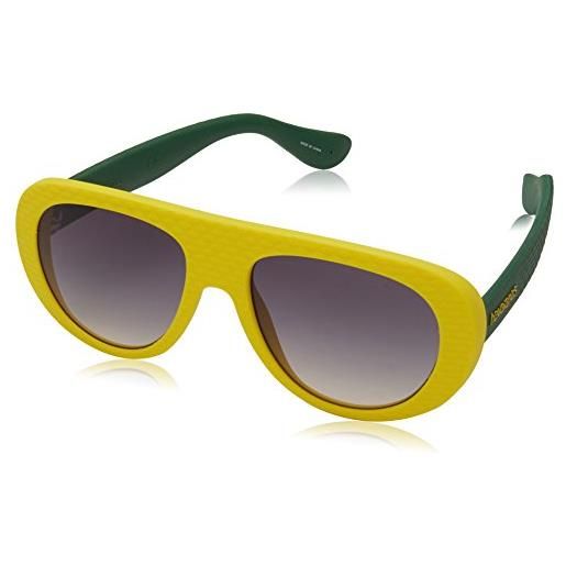 Havaianas rio/m ls qsx 54 occhiali da sole, giallo (yellow green/gy grey), unisex-adulto