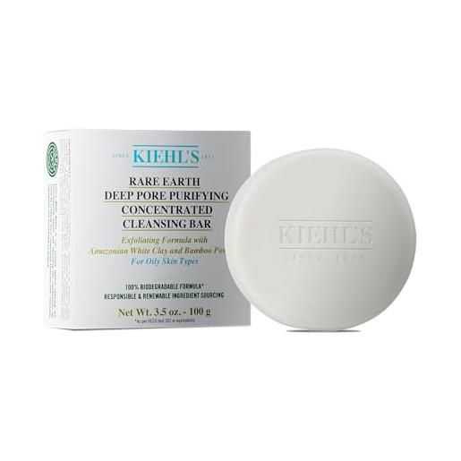 Kiehl's rare earth deep pore purifying concentrated cleansing bar, 100 g