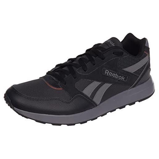 Reebok gl1000, sneaker unisex-adulto, core black/pure grey 6/heritage brown f22-r, 39 eu