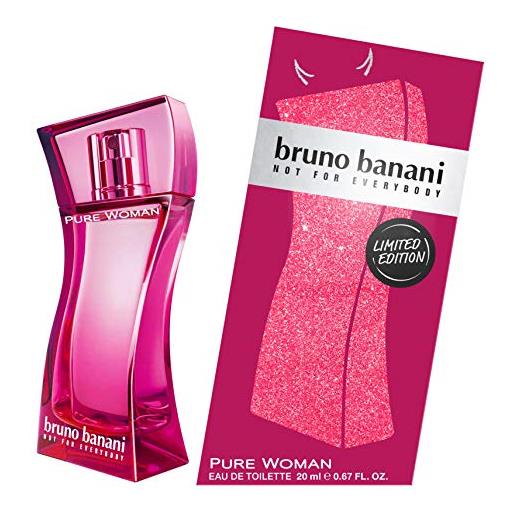 Bruno Banani pure woman eau de toilette 20ml spray - limited edition