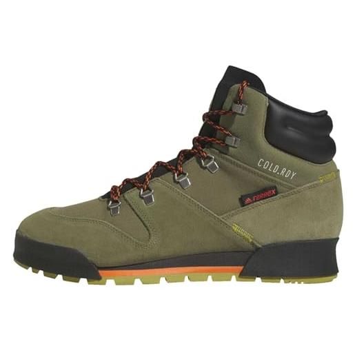 Adidas terrex snowpitch cold rdy, scarpe da escursionismo uomo, verde (focus olive/core black/pulse olive), 42 2/3 eu